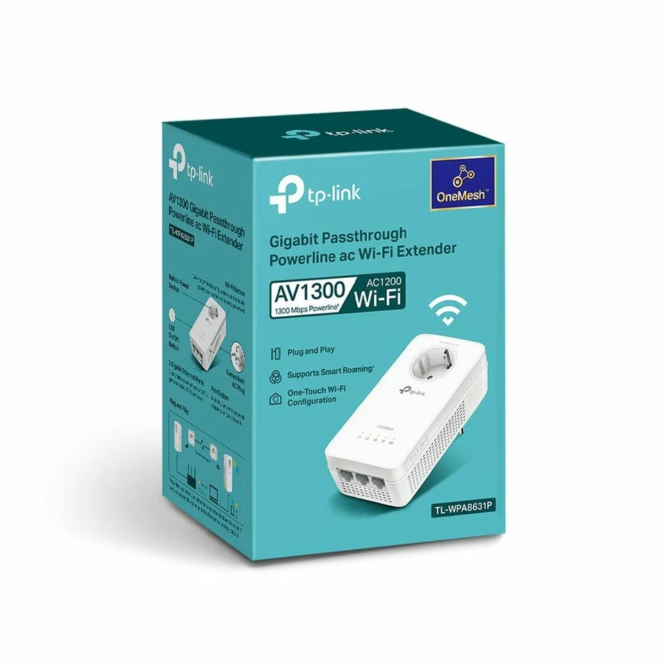 WLAN-Verstärker TP-Link TL-WPA8631P Gigabit 1300 Mbps 300m - Bild 3 von 3