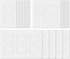 40 Pcs Outlet Insulation Pads Electrical Outlet Covers Wall Insulation Outlet Se