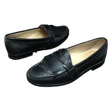 Allen Edmonds Springvale Men's 10.5 D Black Leather Kiltie Loafers Made In USA