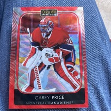 Upper Deck 2021-22 O-Pee-Chee Platinum Carey Price #10 Red Surge Canadiens