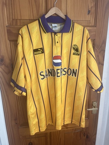 Original Puma Sheffield Wednesday Away Adult Football Shirt 1994/95/96 Large - Picture 7 of 21