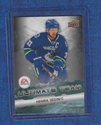 2011-12 Upper Deck Hockey EA Sports Ultimate Team # EA4 Henrik Sedin
