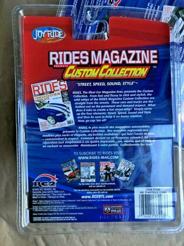 1996 Blue Dodge VIPER GTS RIDES MAGAZINE JoyRides 2005 RC2 MOC 1:64 - Picture 2 of 3