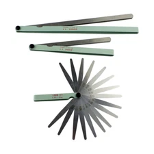 100B/150A/200A/300A 17 Blades Feeler Gauge Metric 0.02-1mm Thickness Tool