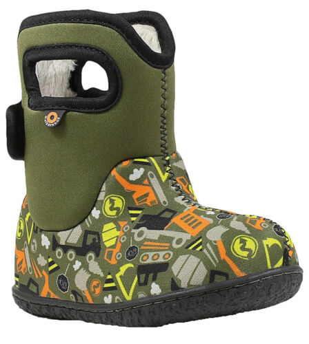 Bogs Kids Waterproof Boots Wellingtons Winter Warm Faux Fur Lined Boys Children - Picture 16 of 30