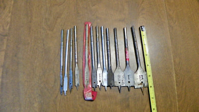 9 irwin speed bore 88 wood boring bits 2 japan, 1 master mechanic