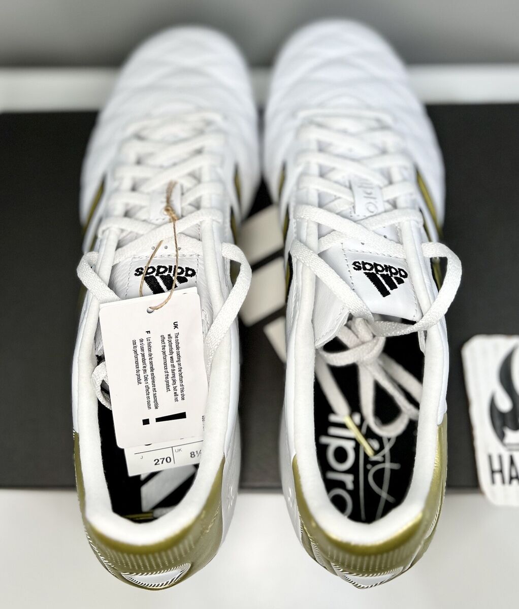 NEW Adidas 11PRO TK Toni Kroos FG White Gold | Men's Size NEW Adidas 11PRO TK Toni Kroos FG White Gold | Men's Size