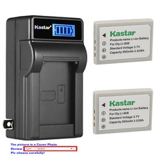 Kastar Battery LCD Wall Charger for Olympus Li80B OLYMPUS T-100 T-110 X-36 X-960