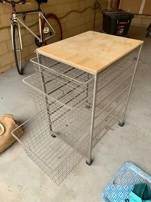 Rolling Wire Basket Drawers Dressers Gumtree Australia Rolling Wire Basket Drawers