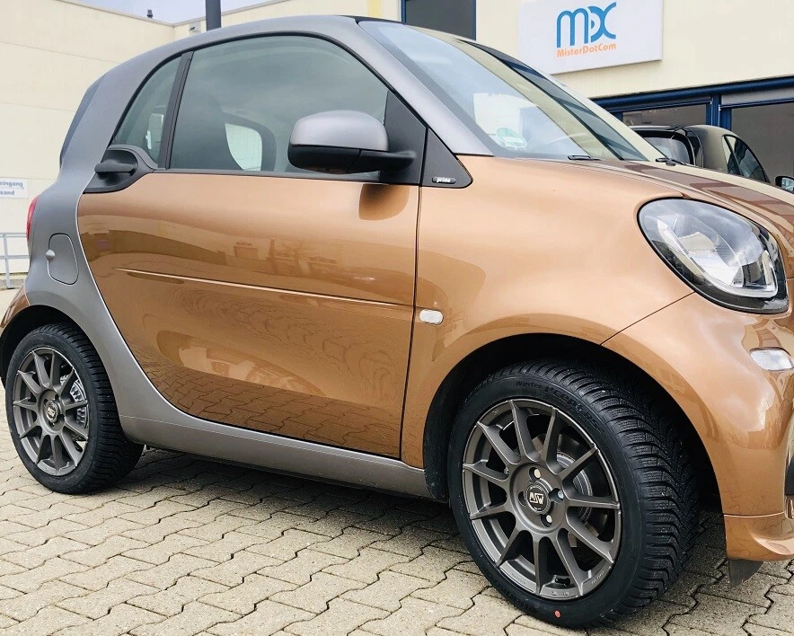 MSW 85 Alufelgen smart fortwo 453 Winterreifen Michelin 16 Zoll grau by OZ - Bild 4 von 4