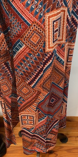 Wrangler Women’s Western Aztec Kimono Duster Cardigan Small Festival Rodeo NWT - Picture 3 of 9
