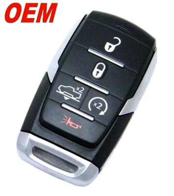 NEW OEM 2019-2024 RAM 1500 5 BUTTON REMOTE START KEY FOB OHT-4882056 68584154