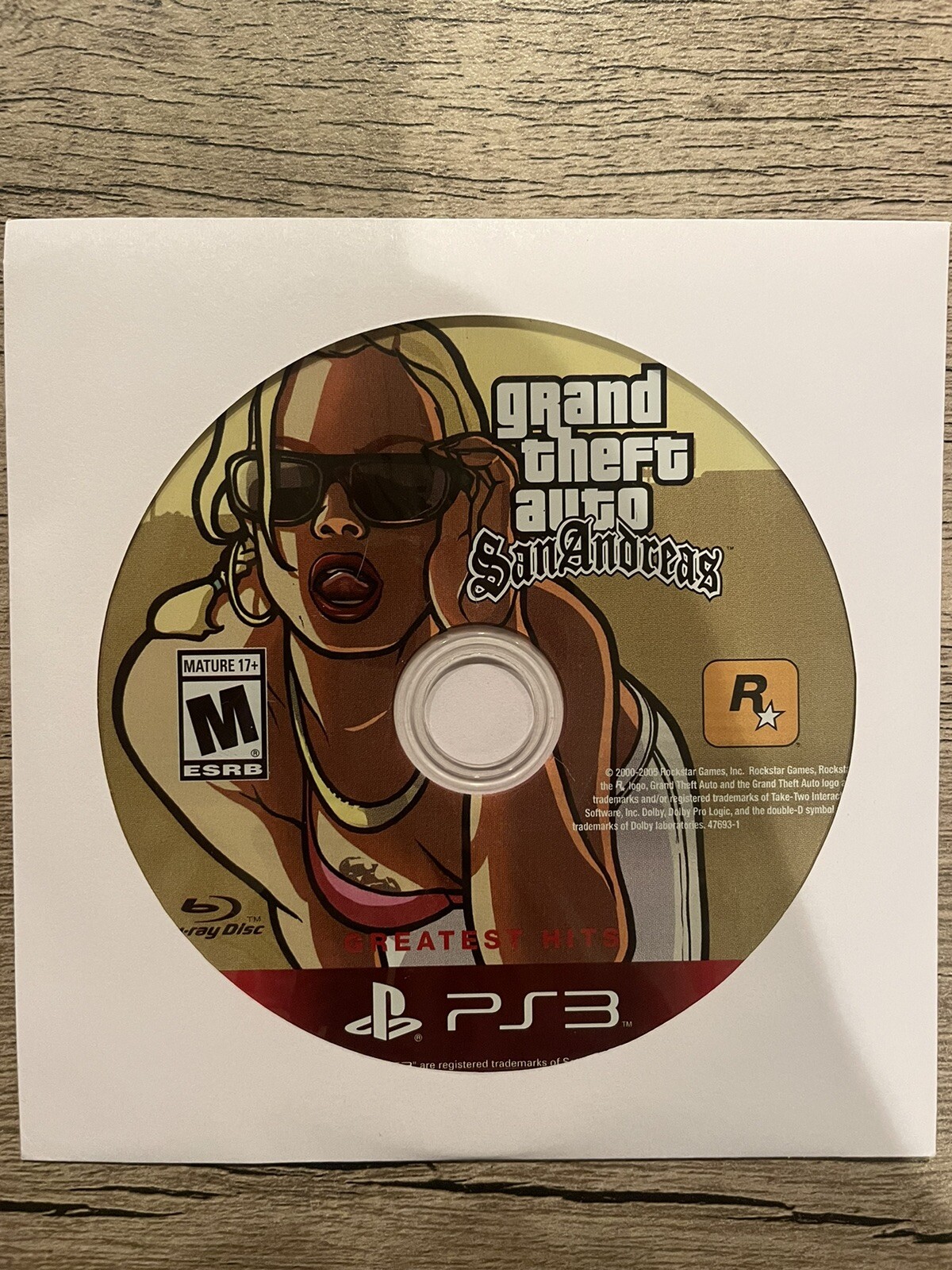 Grand Theft Auto: San Andreas [Greatest Hits] Loose (Sony PlayStation 3, 2015)