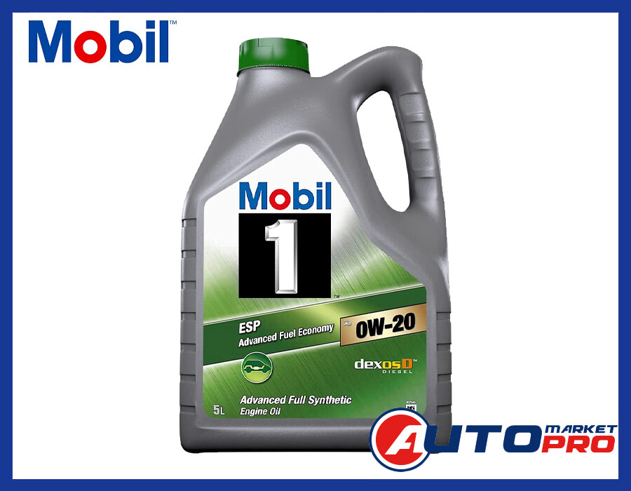 MOBIL 153685 OLIO MOTORE MOBIL 1 ESP 0W20 ACEA C6 VW 508/509 DEXOS D 5 LITRI