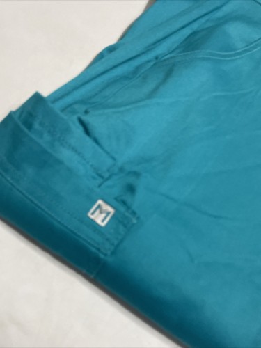 Maevn Matrix Men's Half Elastic Waistband Cargo Pant 8502 TEAL Scrubs Sz XL NWT - Picture 2 of 11