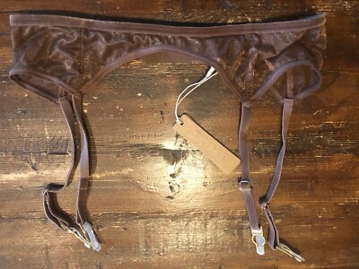 SKIMS Glisenette Garter Belt in JASPER size XS AC-GTR-1540 | eBay