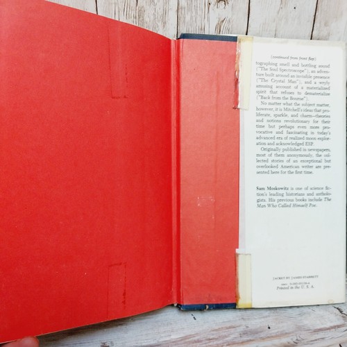The Crystal Man Edward Page Mitchell 1973 1st Edition HC DJ Sci-Fi Pseudo-Title - Picture 13 of 14