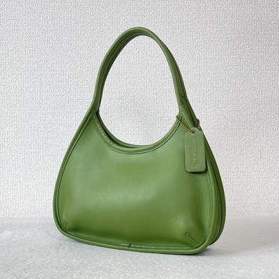 Rare Old Coach Ergo Mini Satchel 9027 Mini Hand Bag Leaf Green  