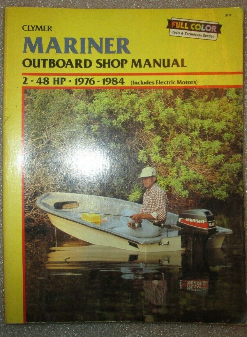 1976 - 1984 Mariner 2 48 Repair HP New Free Shipping Service Outboards Man Great interest Shop