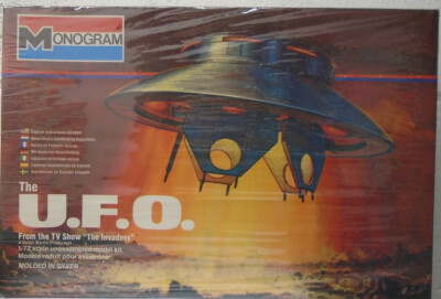 The Invaders TV Show UFO 1/72 Scale Plastic Model Kit Sealed Monogram 1st Issue