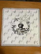 Royal Order of the Scarf Traders" Square Scarf Herbert De Watrigant 21"