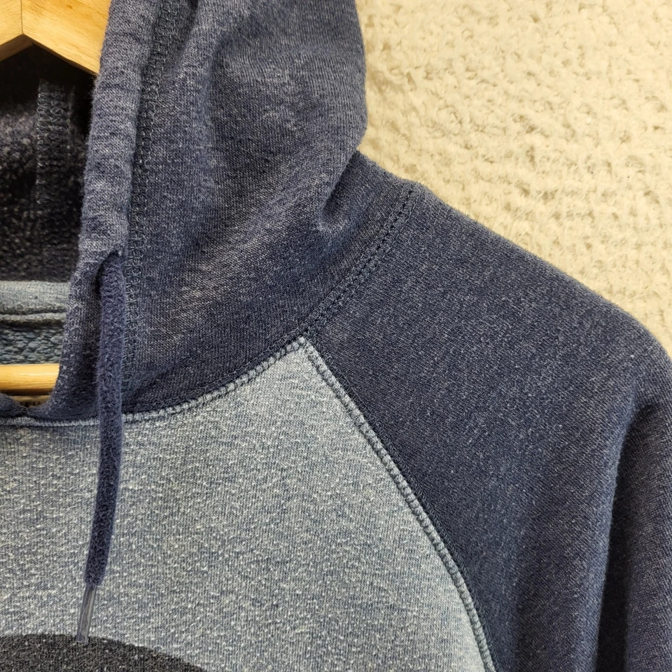 Sudadera con Capucha Levi's Para Mujer Mediana Azul Spellout Oso Logo Pullover Suéter Foto 3 de 4