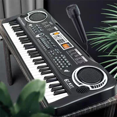 FASHION-HOME-UK 37/61 Key Electric Digital Piano Musical Beginner Electronic Keyboard Instrument