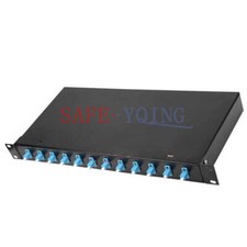 Fiber Optic Terminal Box 12 core LC with adapter pigtail 12 Ports Patch Panel