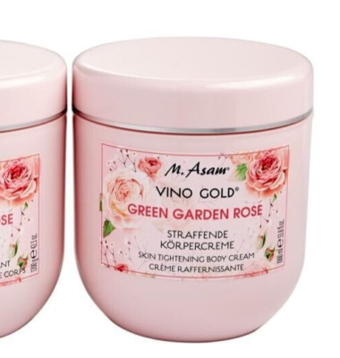 M.Asam GREEN GARDEN ROSE SKIN TIGHTENING BODY CREAM Jumbo 33.8 fl. oz NEW SEALED