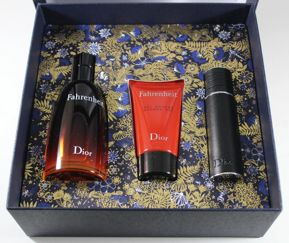 Fahrenheit For Men by Christian Dior 3pc Eau de Toilette Gift Set NEW