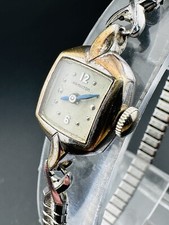 Working Vintage HAMILTON S&W BEZEL 10K RPG GOLD MECHANICAL LADIES WATCH N2
