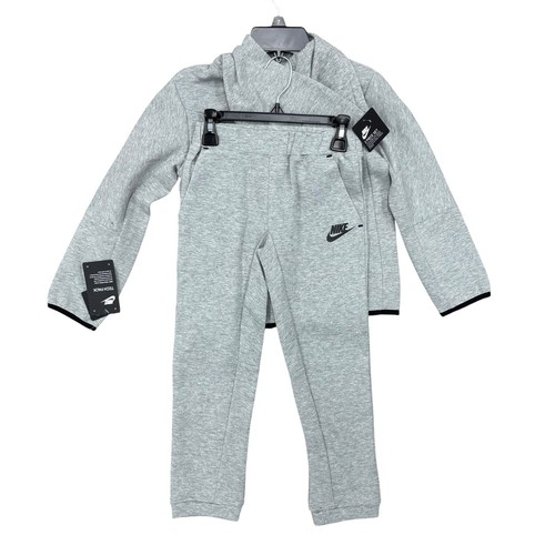 Nike Tech Fleece 2 Piece Set Joggers Jacket, Boy's Size 7 Large NWT 86H052-042 - Picture 2 of 3