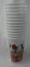 Kids Plastic Cups Ducks Pizza, Pasta & Ravioli 10 Ounces, Quantity 13