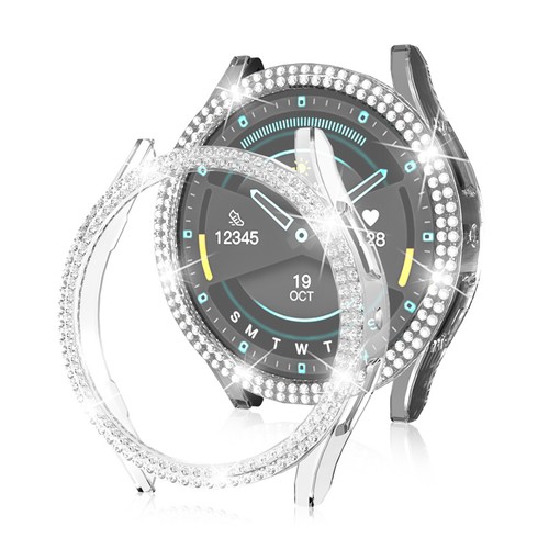 For Samsung Galaxy Watch 7 6 5 4 40/44mm Bling Diamond Hard PC Bumper Case Cover - Picture 19 of 23