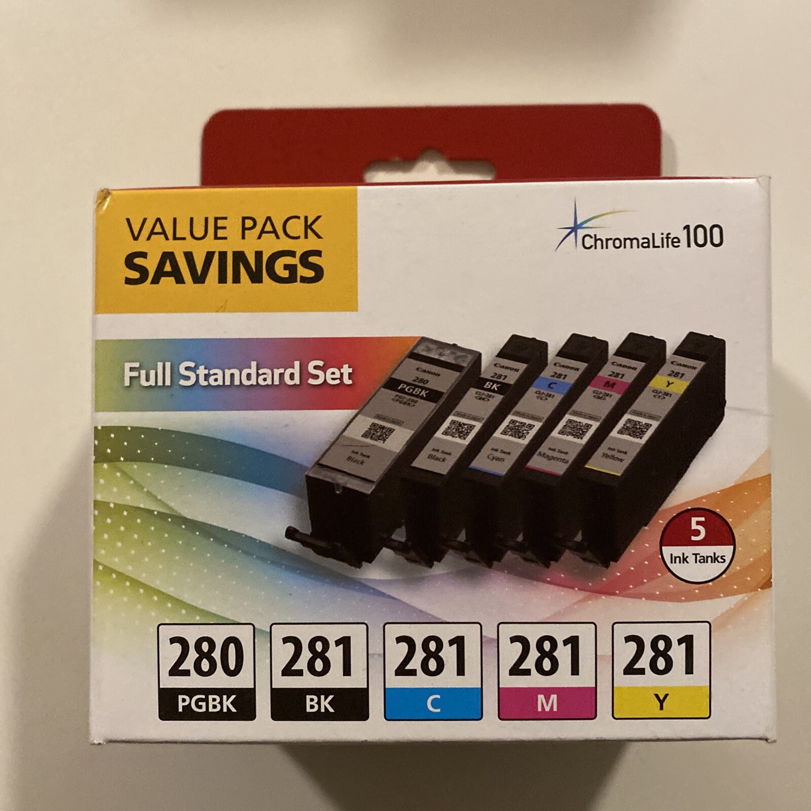 Canon PGI-280 CLI-281 5 Color Cartridge 