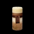 Scented Pillar Candle Candles Vanilla Cream Handmade Rustic Home Decor 7x15cm