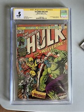 Incredible Hulk 181 CGC 0.5 Signed By Roy Thomas Wolverine WHITE PAGES ❄️❄️❄️