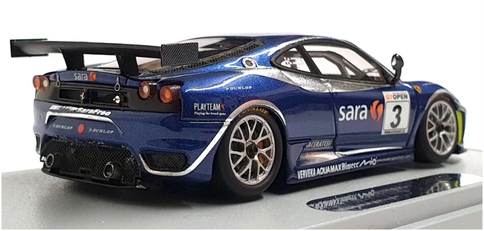 BBR Gasoline 1/43 Scale GAS10082B - Ferrari F430 GT #3 Open GT 2007 - Met Blue - Photo 2/4
