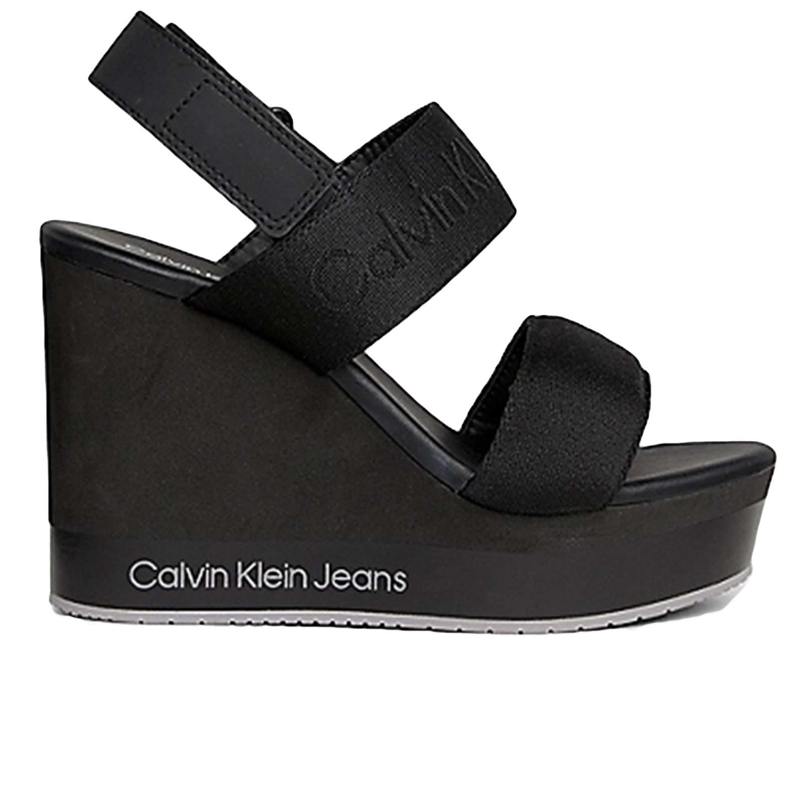 SANDALI CALVIN KLEIN JEANS WEDGE TG 39 COD YW0YW013600GO - 9W [US 8.5 UK 6 CM...