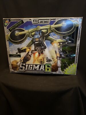 G.I. Joe Sigma 6 Dragonhawk Heavy Armor Dropship New Factory Sealed 2006
