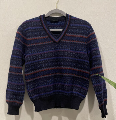 Vintage Sonia Bogner Mohair Wool Sweater Pullover Ornament EU 38 US S/XS