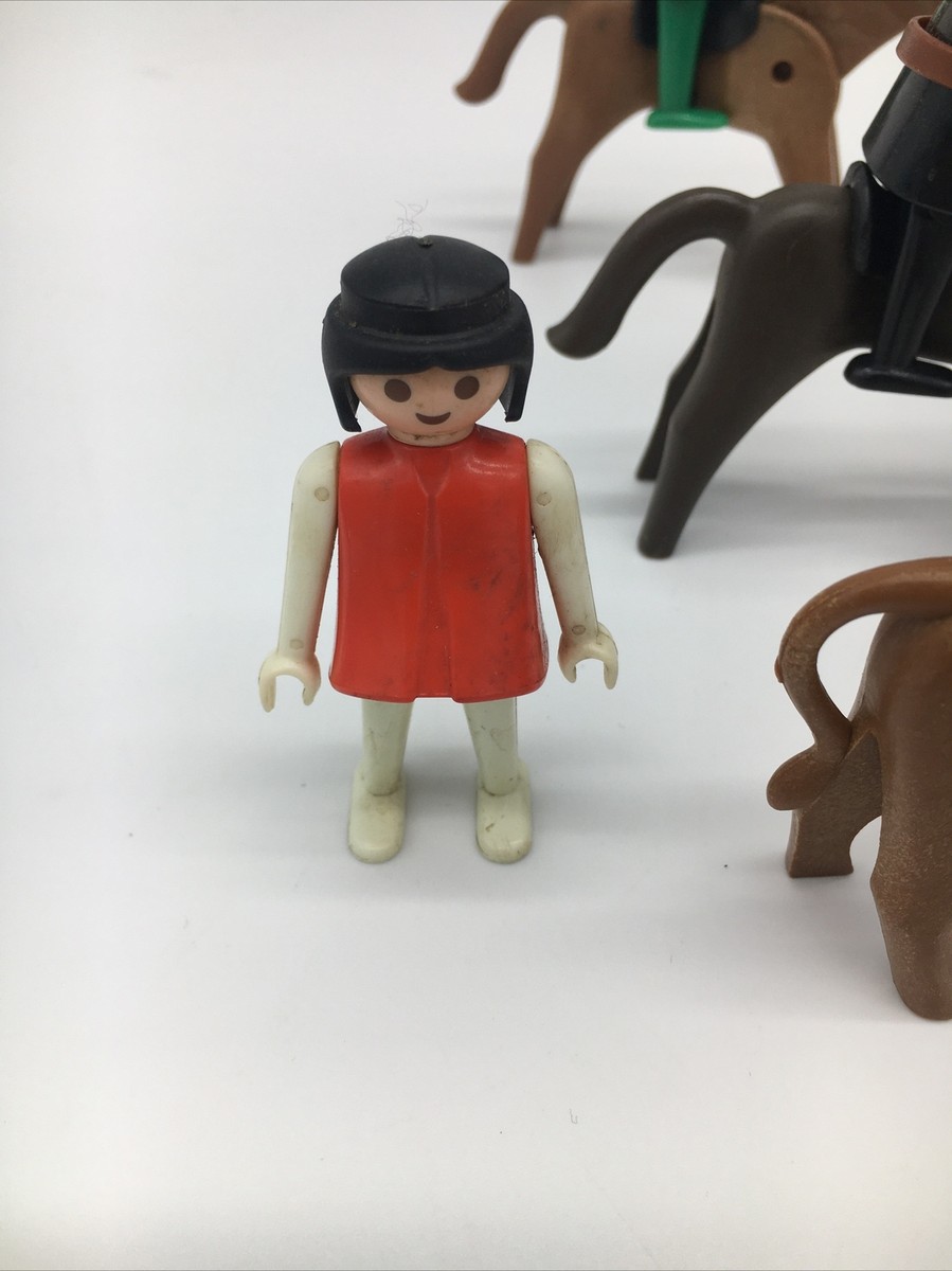 PLAYMOBIL 1974 GEOBRA Cheval Noir Vintage EUR 4,90 - FR