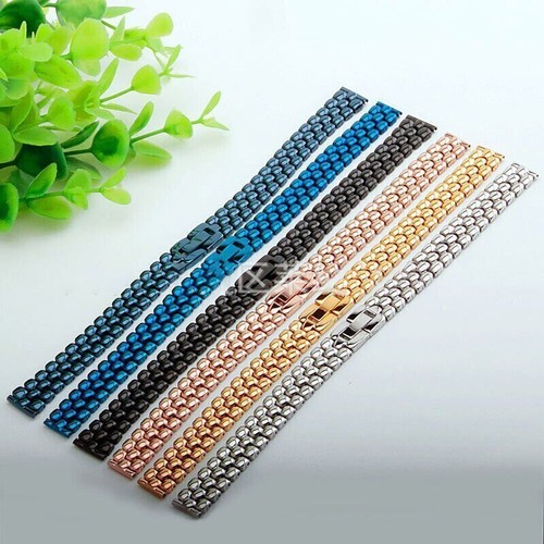 Bracelet Watch Strap Womens Replacement Wrist Solid 6-16mm Band Stainless Steel - Picture 2 of 28