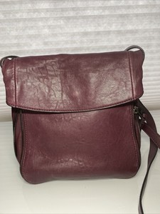 maroon messenger bag