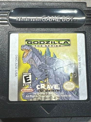 Godzilla The Series Nintendo Game Boy 1999 Video Game - Vintage - TESTED