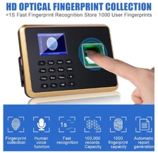 Copkim Employee Attendance Time Clock Biometric Fingerprint Payroll clock-in