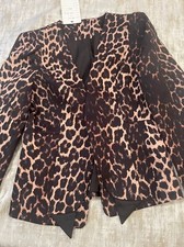 Womens Knight Cheetah Print Blazer / Wild Leopard