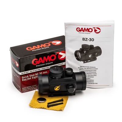 Gamo Quick Shot 30mm Red Dot Sight air gun pistol rifle fits 11mm