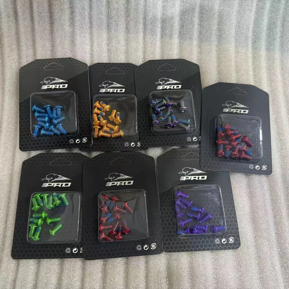 12 Piezas Tornillos Torx T25 Tornillos M5 x 11.5mm Bicicleta de Montaña Disco Rotor Pernos Foto 2 de 2