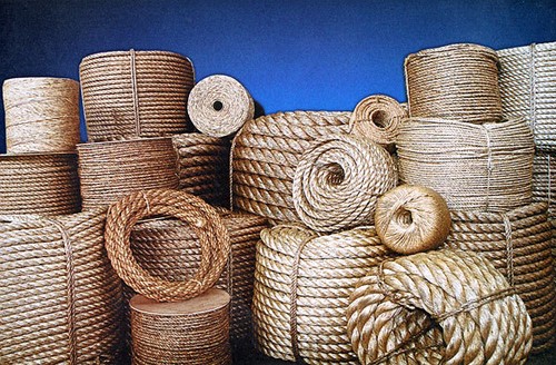2" UNMANILA / PRO MANILA TAN POLY Rope Sold By The Foot $4.84/foot Fitness Farm - Picture 2 of 2